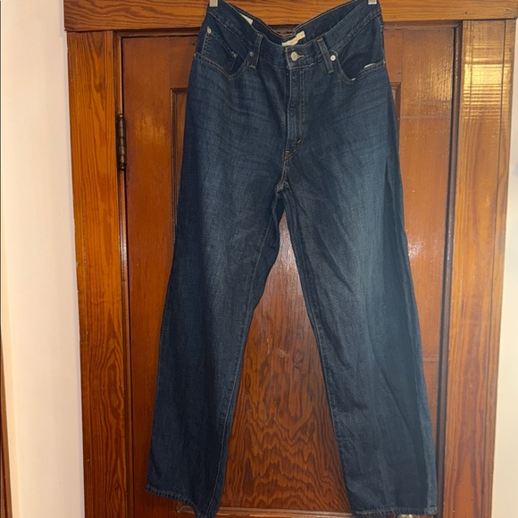 Levi's Denim - SOLD - Levi’s Women’s Baggy “Dad” Jeans – Deep Rinse – Size 32 x 34 – Worn Once